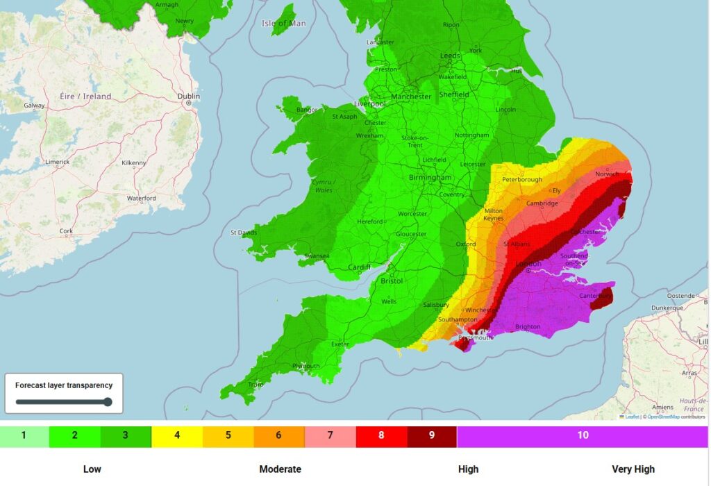 London on high pollution alert as Saharan dust sweeps in