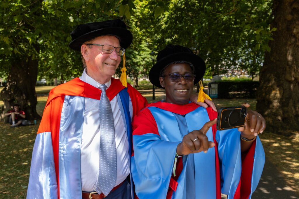 Rosamund awarded honorary degree after nomination by Sir Stephen Holgate