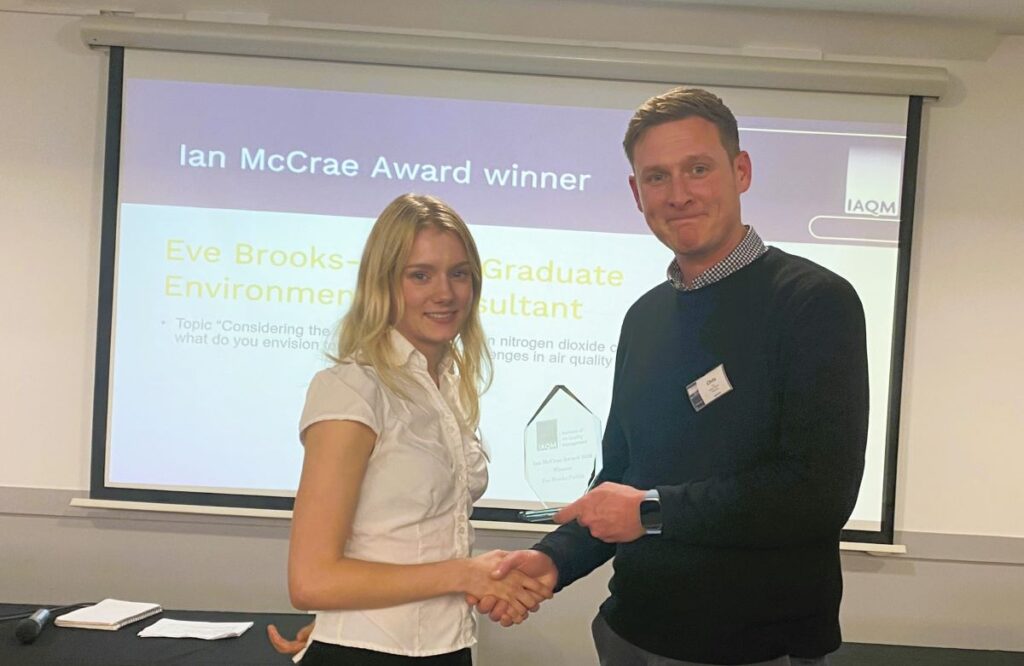 The 2025 Ian McCrae Award winning essay – by Eve Brooks-Parkin