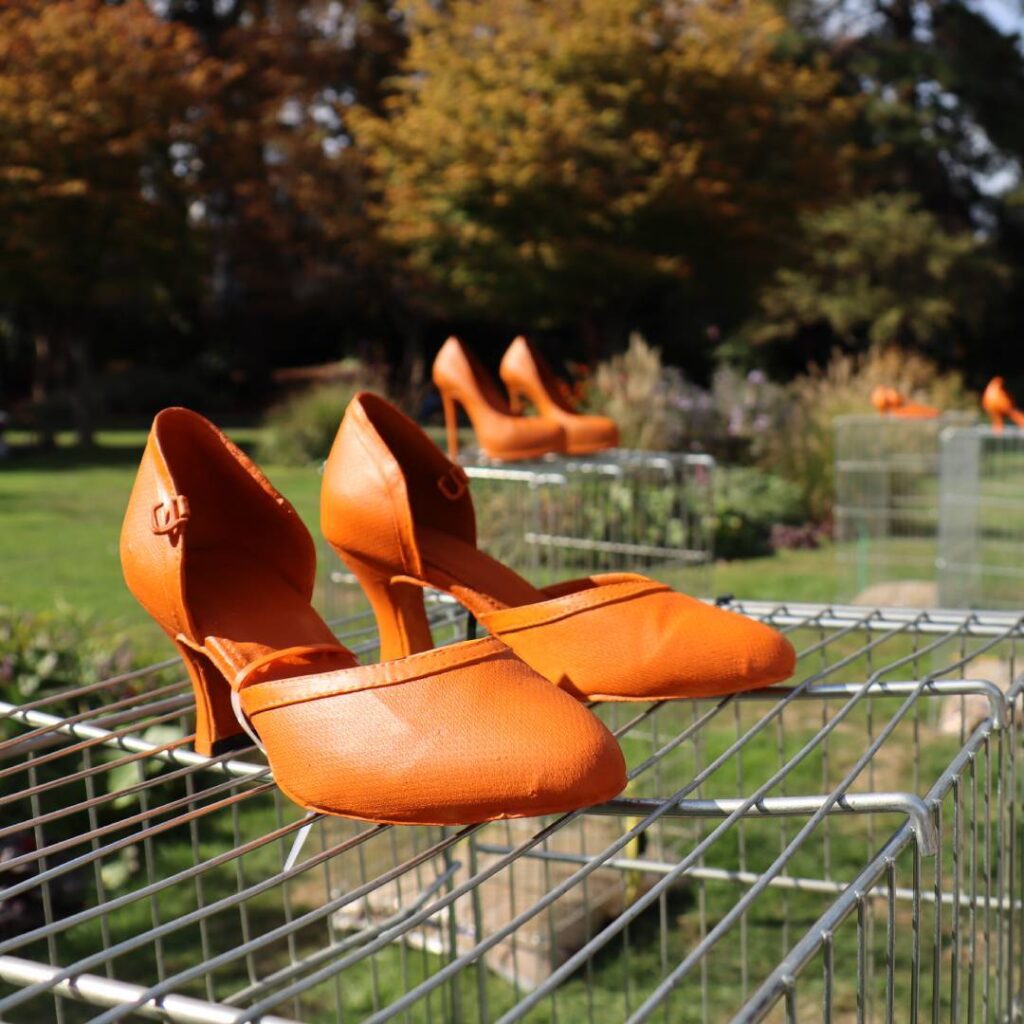 The orange shoes telling the stories of homeless women in Bournemouth