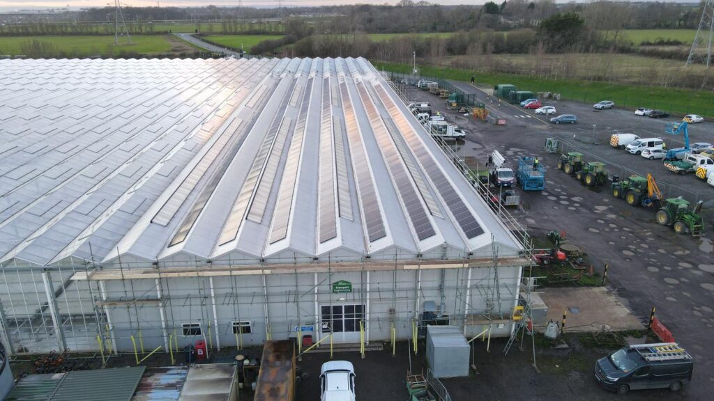 600 m2 of solar panels installed at council garden centre in Leeds